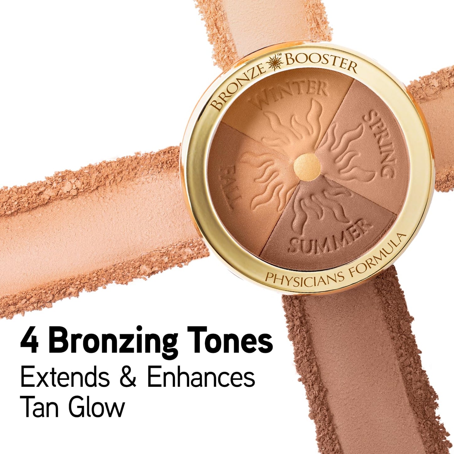 Bronze Booster Glow-Boosting Season-To-Season, Customizable Seasonal Glow Glow, Lasting Tan Boost, Hypoallergenic Powder, Cruelty-Free & Hypoallergenic- Light-To-Medium