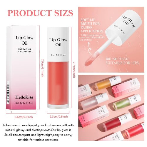 Beauty Oasis Hydrating Lip Glow Oil 2 - Pack - Beauty Oasis