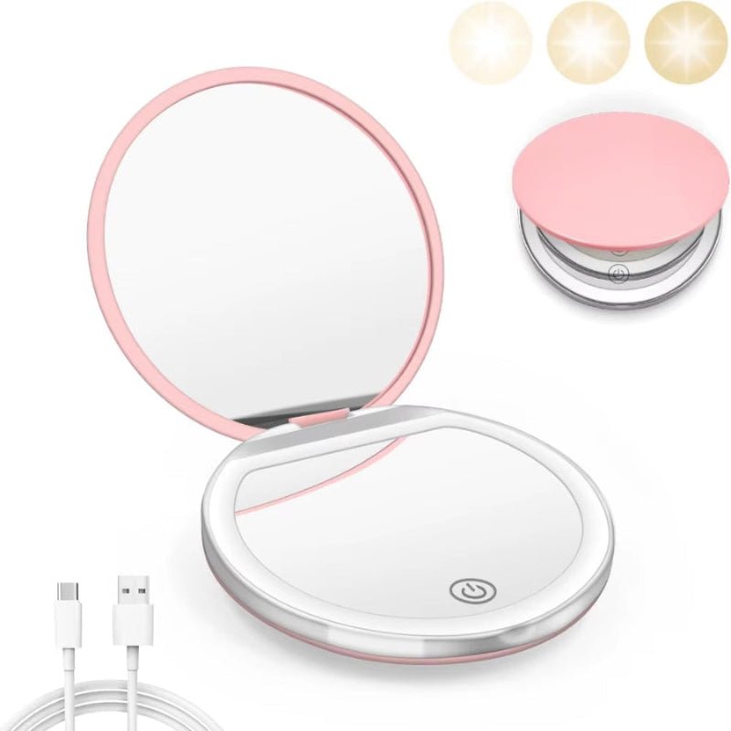 Beauty Oasis LED Compact Mirror - Beauty Oasis