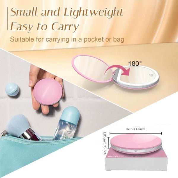 Beauty Oasis LED Compact Mirror - Beauty Oasis