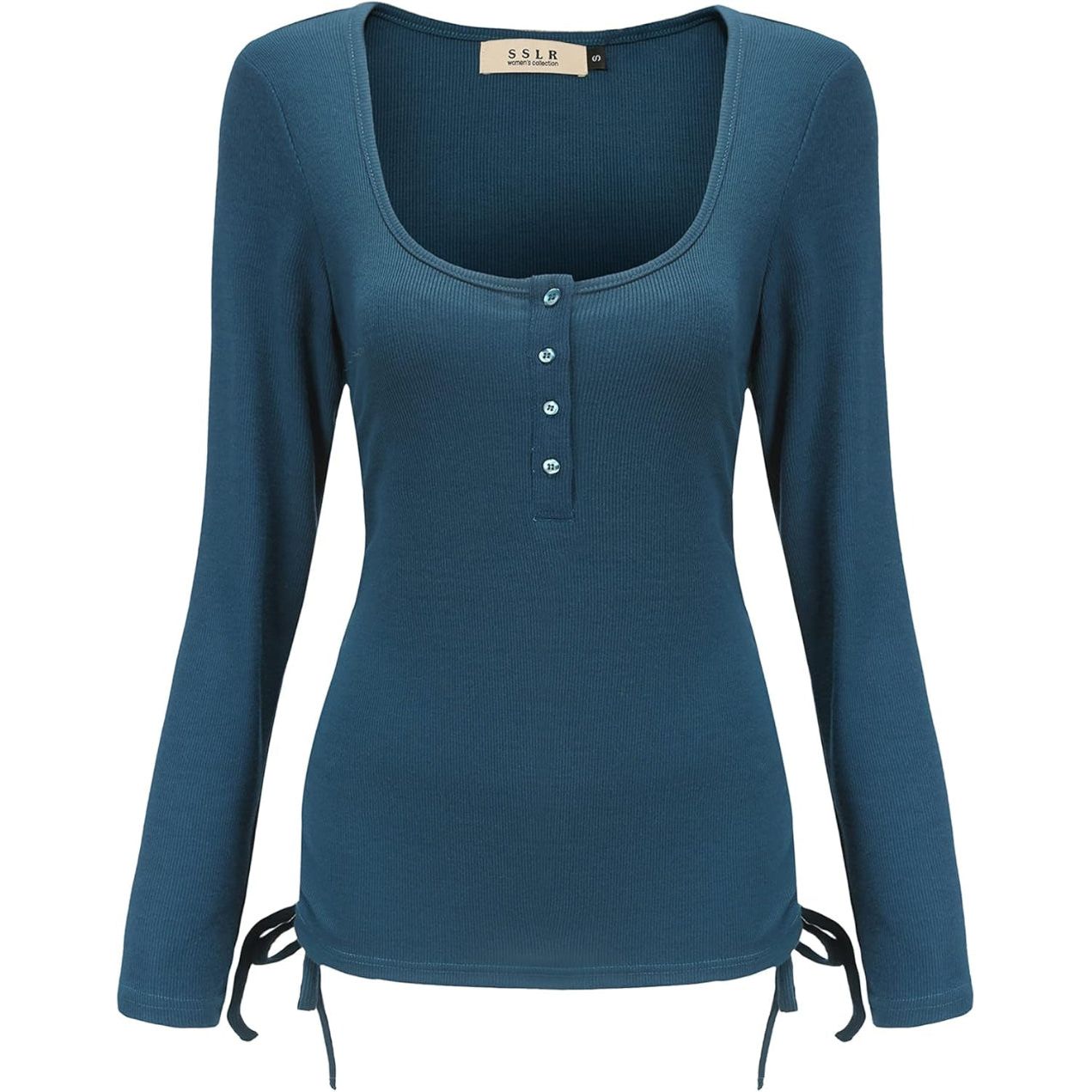 Square Neck Tops Womens Fall Fashion 2023 Plain T Shirts Slim Fit Summer Tops