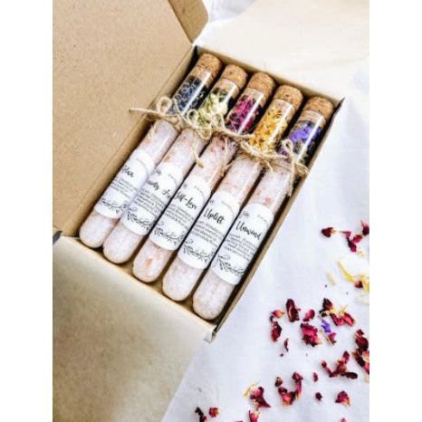 Tube Bath Salt – 30ml (1oz) Mini Soak Tubes - Beauty Oasis - Beauty Oasis