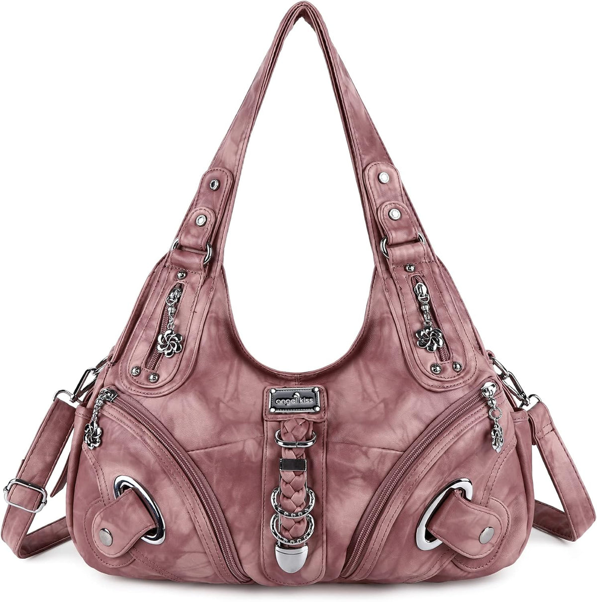 Angelkiss Hobo Purse and Satchel Handbag 