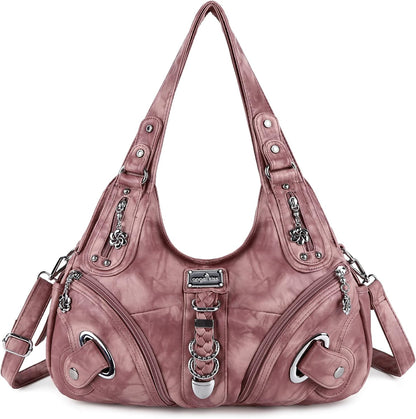 Angelkiss Hobo Purses and Handbags for Women Satchel Handbag Women Purses Large Daily Shoulder Bags