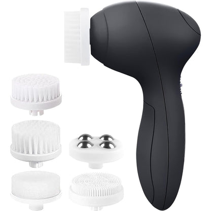 Face Scrubber | Facial Cleansing Brush Exfoliator Skin Care Products Beauty Products Powered Electric Wash Exfoliating Spin Cleanser Cleaning Scrub Including 7 Heads (Opal)