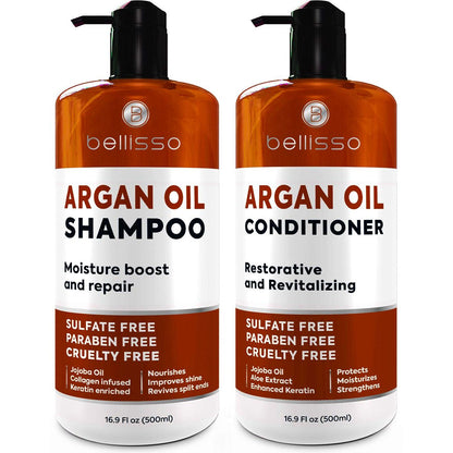 Biotin Shampoo and Conditioner Set - Sulfate and Paraben Free Treatment for Men and Women - Hair Thickening Volumizing Products to Help Boost Thinning Hair with Added Keratin