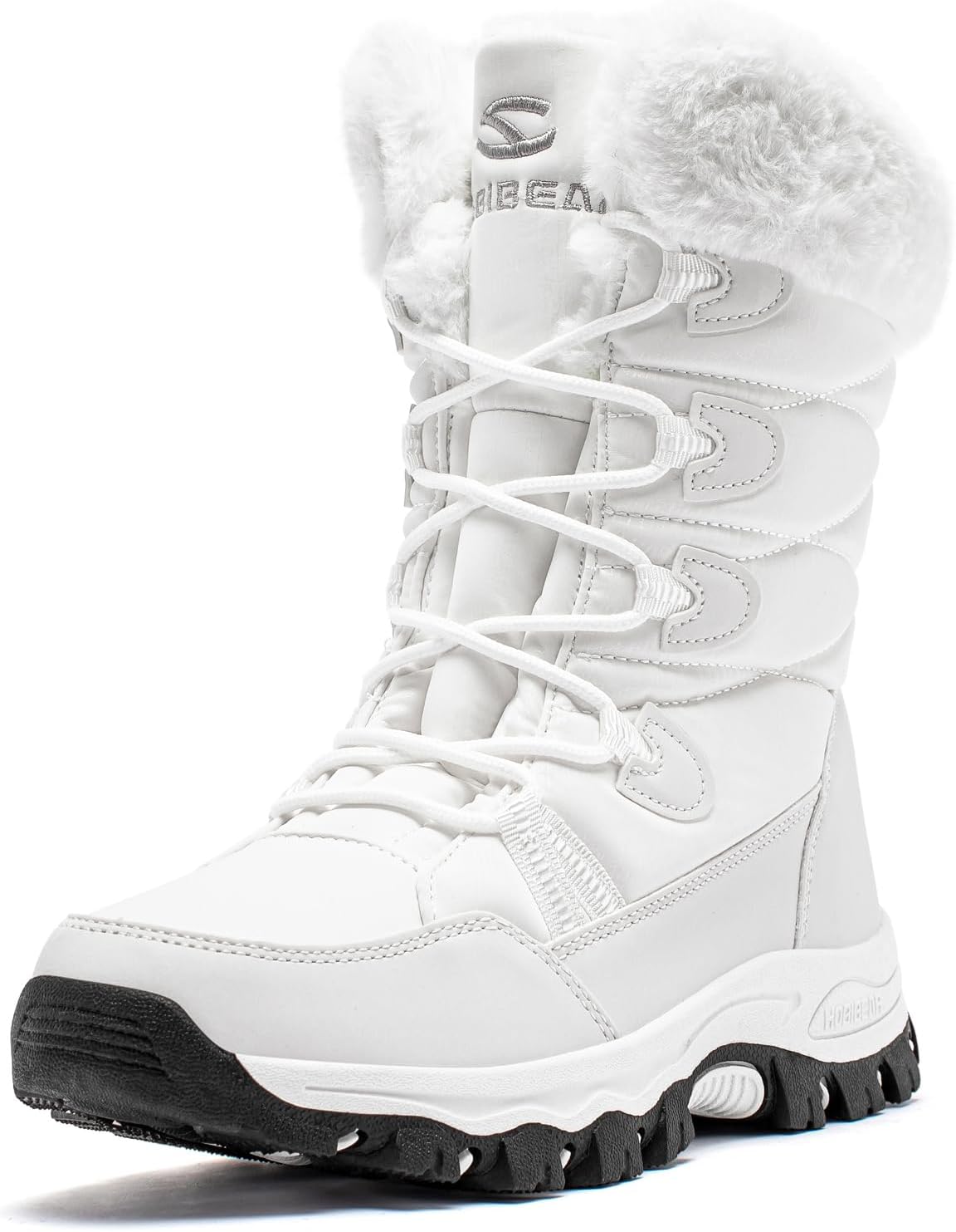 Stylish Women's Waterproof Winter Snow Boots - Lightweight, Warm, and Faux Fur Lined Mid-Calf Booties