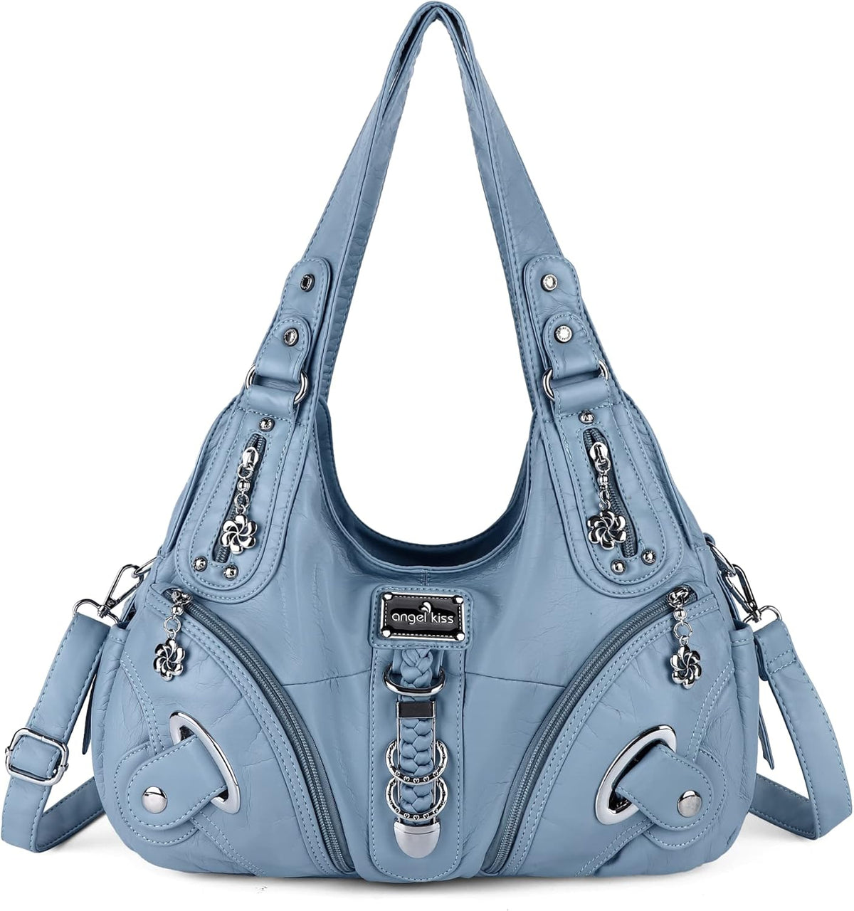 Angelkiss Hobo Purse and Satchel Handbag 