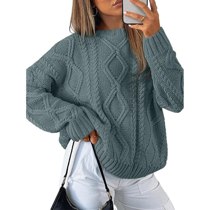 Trendy Queen Women’s Oversized Cable Knit Sweater