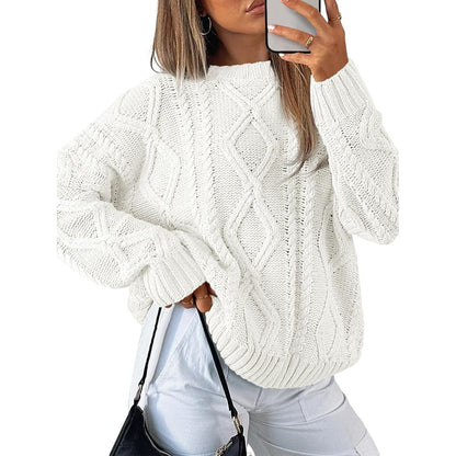 Trendy Queen Women’s Oversized Cable Knit Sweater