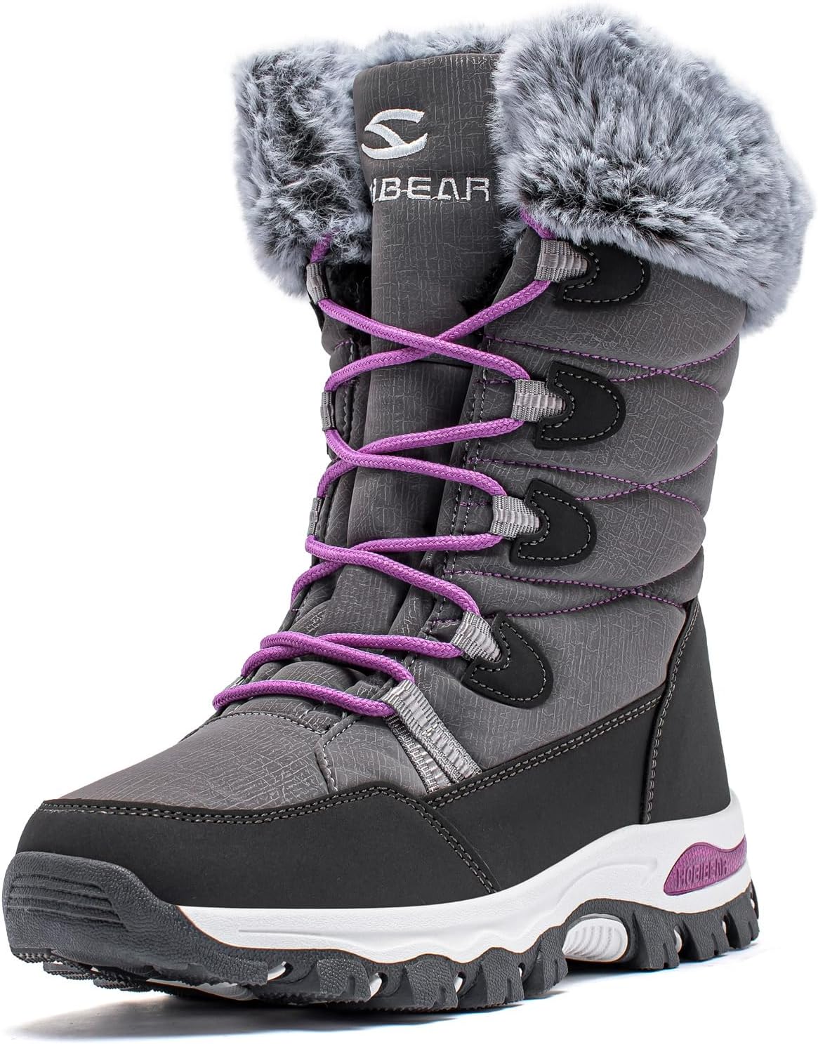 Stylish Women's Waterproof Winter Snow Boots - Lightweight, Warm, and Faux Fur Lined Mid-Calf Booties