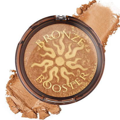 Bronze Booster Glow-Boosting Season-To-Season, Customizable Seasonal Glow Glow, Lasting Tan Boost, Hypoallergenic Powder, Cruelty-Free & Hypoallergenic- Light-To-Medium