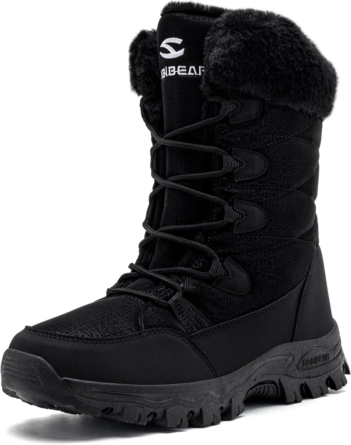 Stylish Women's Waterproof Winter Snow Boots - Lightweight, Warm, and Faux Fur Lined Mid-Calf Booties