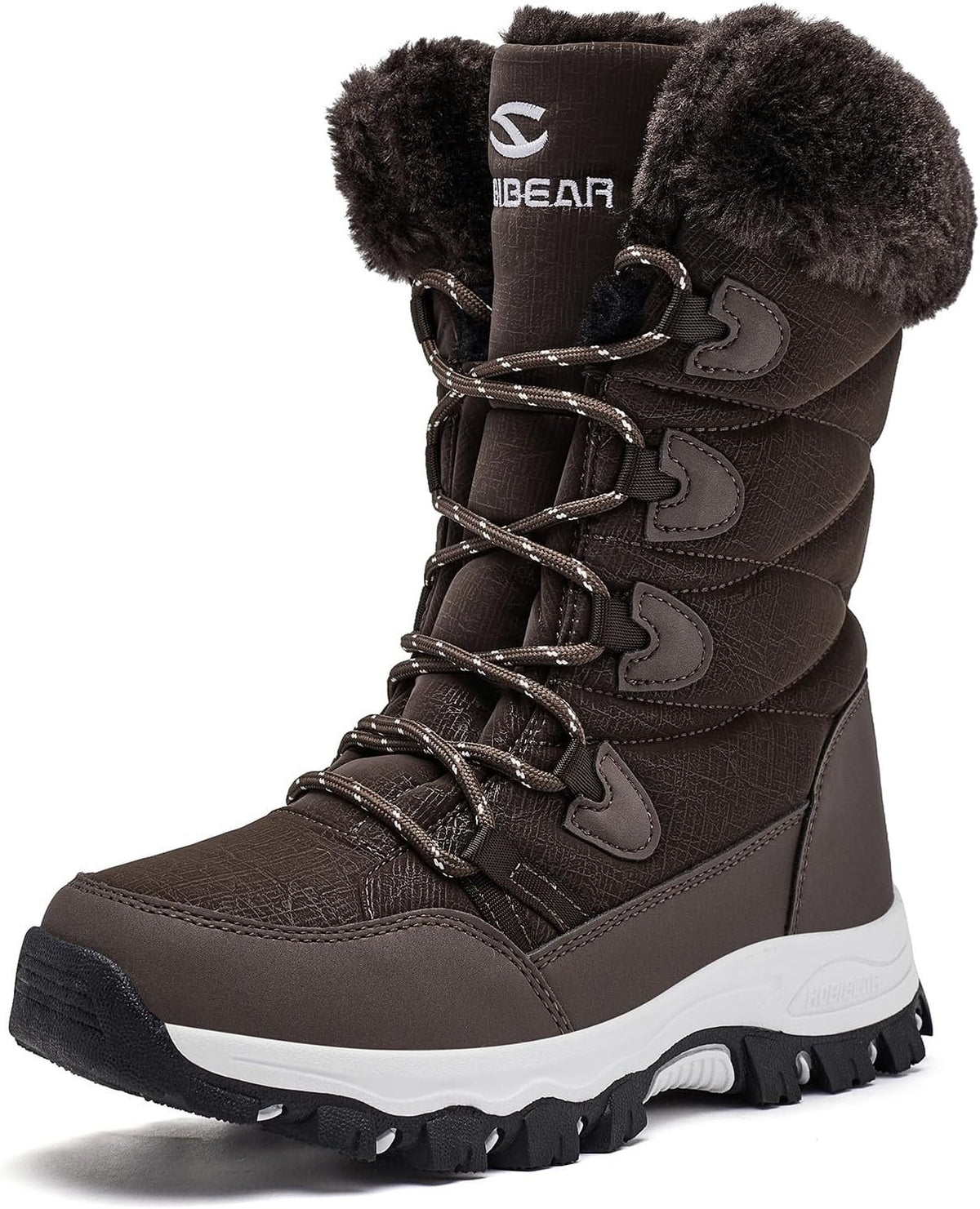 Stylish Women's Waterproof Winter Snow Boots - Lightweight, Warm, and Faux Fur Lined Mid-Calf Booties