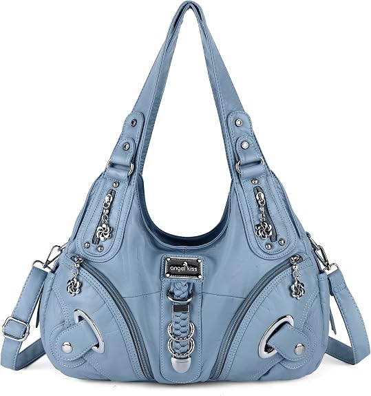 Vegan Leather Hobo Handbag for Women – Large Shoulder Bag
