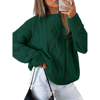 Trendy Queen Women’s Oversized Cable Knit Sweater