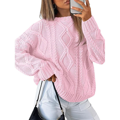 Trendy Queen Women’s Oversized Cable Knit Sweater