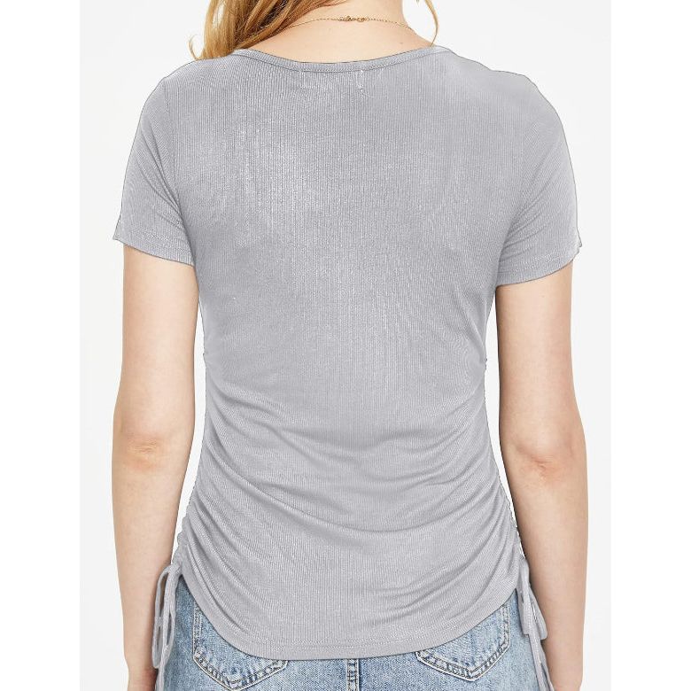 Square Neck Tops Womens Fall Fashion 2023 Plain T Shirts Slim Fit Summer Tops