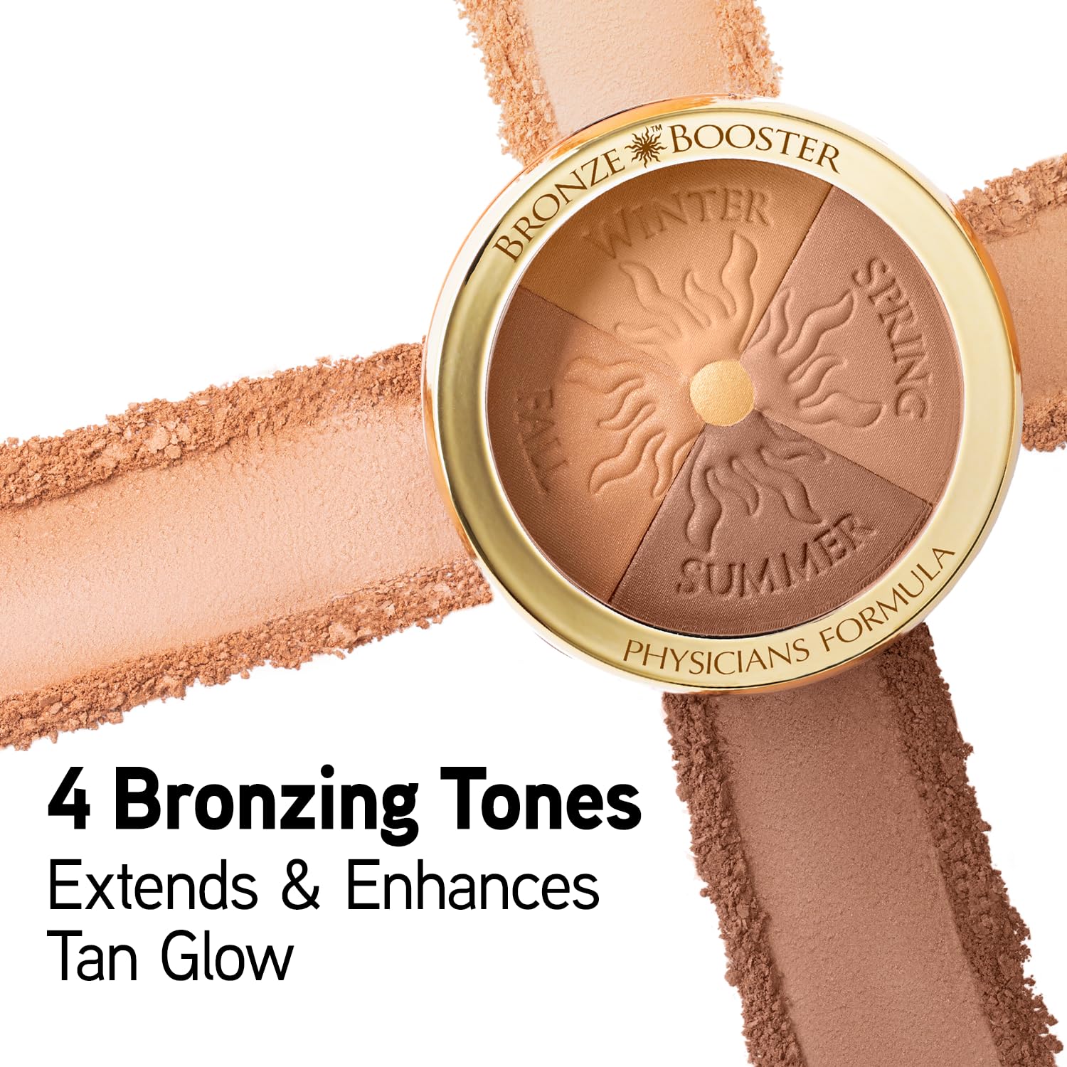 Bronze Booster Glow-Boosting Season-To-Season, Customizable Seasonal Glow Glow, Lasting Tan Boost, Hypoallergenic Powder, Cruelty-Free & Hypoallergenic- Light-To-Medium