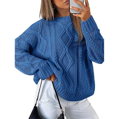 Trendy Queen Women’s Oversized Cable Knit Sweater