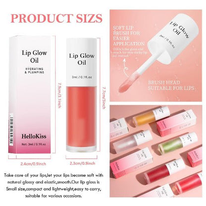 Beauty Oasis Hydrating Lip Glow Oil 2 - Pack - Beauty Oasis