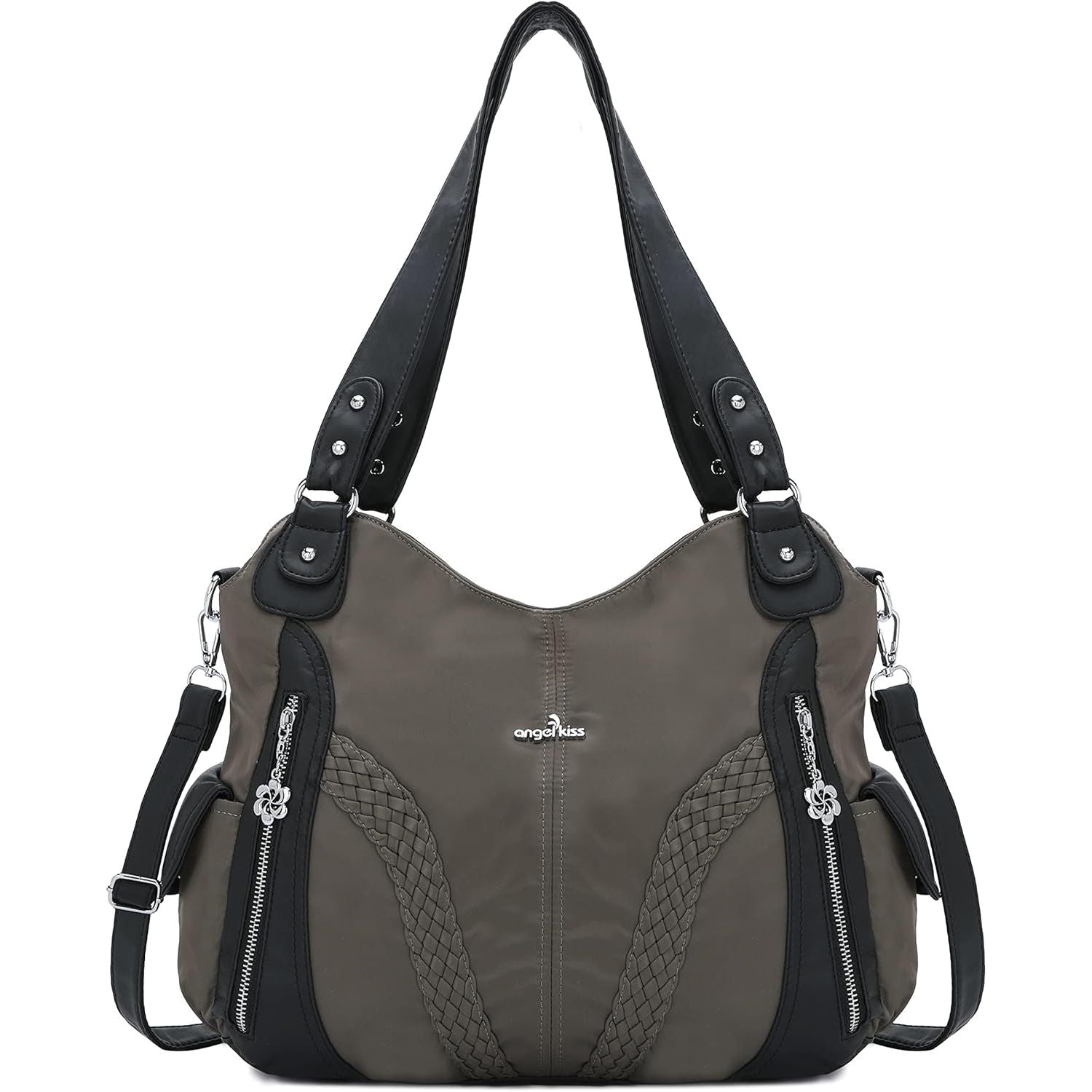 Purses and Handbags Women Fashion Tote Bag Shoulder Bags Top Handle Satchel Purses Washed Synthetic Leather Handbag