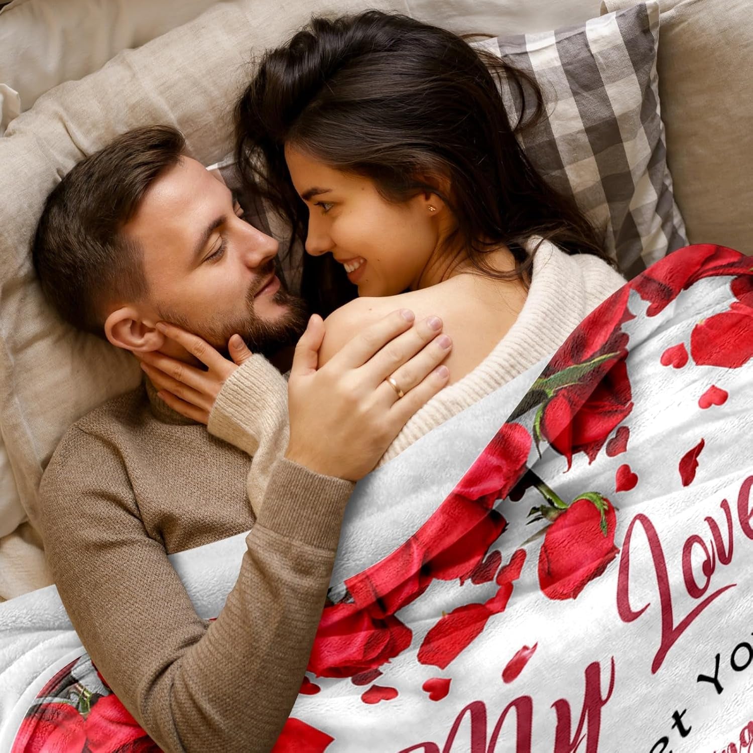 Valentines Day Gifts for Her - Gifts for Her Wife Girlfriend - to My Love Blanket - Anniversary Romantic Gift for Women - I Love You Gift for Her - Wife Girlfriend Birthday Present Ideas - 50"X60"