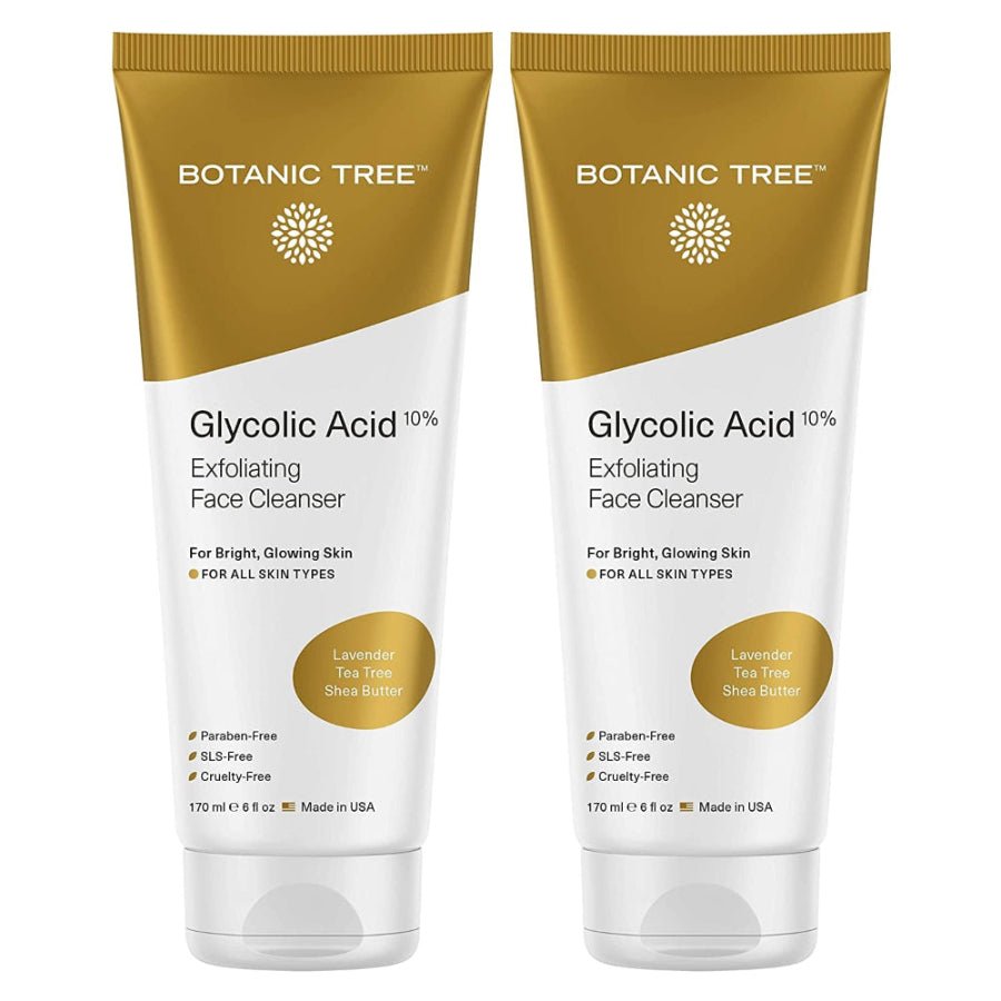 Glycolic Acid Face Wash – 10% Glycolic & Salicylic Acid | Exfoliating Facial Cleanser - Beauty Oasis - Beauty Oasis