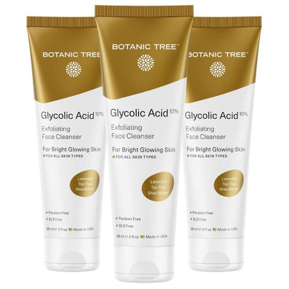 Glycolic Acid Face Wash – 10% Glycolic & Salicylic Acid | Exfoliating Facial Cleanser - Beauty Oasis - Beauty Oasis