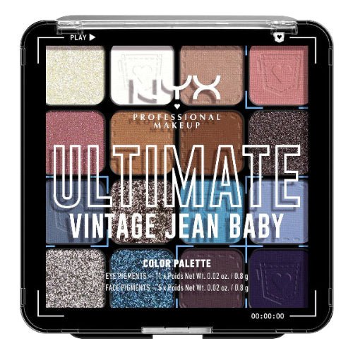 NYX Professional Makeup Ultimate Shadow Palette - Warm Neutrals - 16 shades - Beauty Oasis - Beauty Oasis