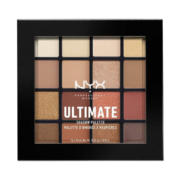NYX Professional Makeup Ultimate Shadow Palette - Warm Neutrals - 16 shades - Beauty Oasis - Beauty Oasis