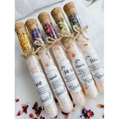 Tube Bath Salt – 30ml (1oz) Mini Soak Tubes - Beauty Oasis - Beauty Oasis